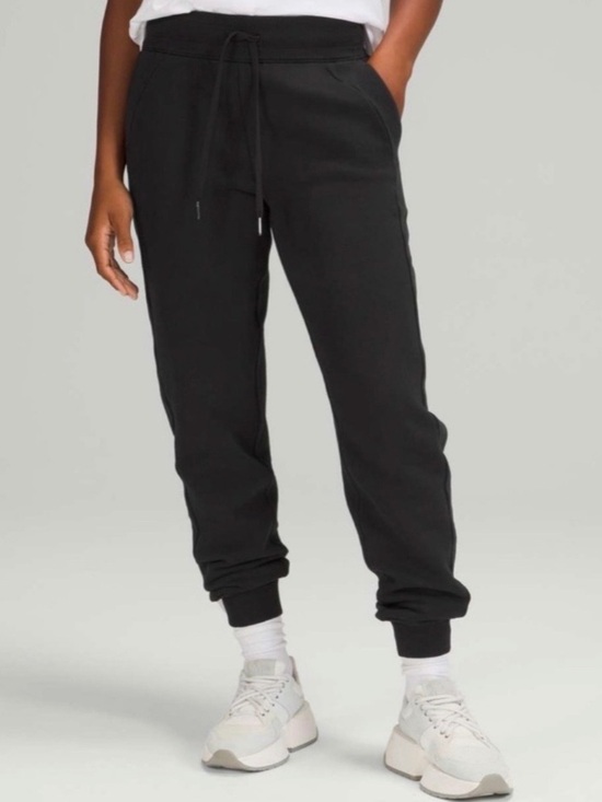 lululemon athletica Pants - lululemon athletica Black Jogger Sweatpants with Drawstring